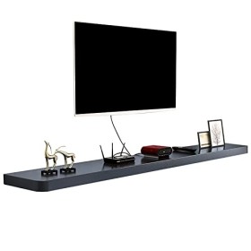 Meuble TV Flottant Étagère TV Flottante Étagère TV Murale, Composant Darmoire De Centre De Divertissement, pour Console Vidé