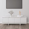 Lechnical Meuble TV, meuble TV, meuble de télévision, meuble TV salon, mobilier moderne, meuble TV blanc brillant 120 x 30 x 