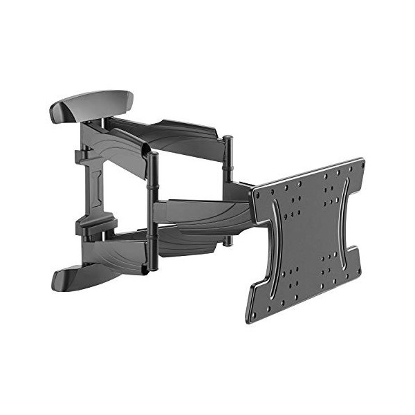 Maclean MC-804 Support Mural Universel pour téléviseur et écran Plasma LCD OLED QLED LED, Montage Mural, Bras Double 32"-65" 