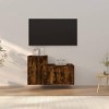VEEKI Meuble TV, Meuble TV Suspendu, Meuble TV Industriel, Meuble TV Bois, Meuble Chambre, Convient pour Salon ou Chambre, En
