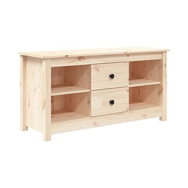 VEEKI Meuble TV, Meuble TV Suspendu, Meuble TV Industriel, Meuble TV Bois, Meuble Chambre, Convient pour Salon ou Chambre, 10