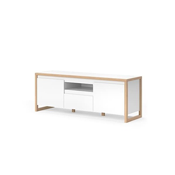 Vicco "Davos, Blanc/Chêne, 150 x 56 cm