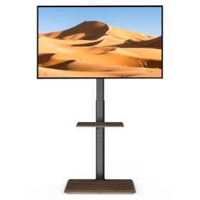 FORGING Mount Support TV sur Pied pour TV de 32-70 Pouces Plasma/LED/LCD/OLED Incurvés & Plats, Support TV Réglable en Hauteu