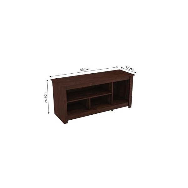 Caemmum Meuble TV 55 Pouces Maxi Noyer