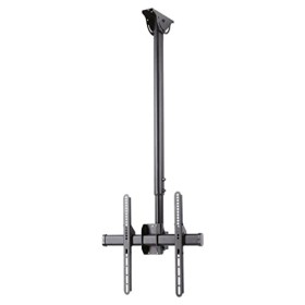 Hama Support Plafond pour diagonale décran de 81 à 165cm 32" à 65" , pour un maximum de 50 kg, VESA jusquà 400 x 400 Noi