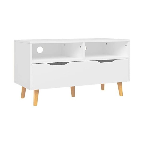 Meuble TV,Meuble TV Bas Table TV Support de Télévision en Bois pour Salon Chambre Salle à Manger,Support pour Téléviseur Jusq