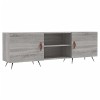 vidaXL Meuble TV Gris béton 150x30x50 cm Bois dingénierie