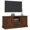 Tidyard Meuble TV en Bois Support de TV pour Salle à Manger, Chambre ou Salon chêne Marron 100x35,5x45 cm Bois dingénierie