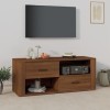VEEKI Meuble TV, Meuble TV Suspendu, Meuble TV Industriel, Meuble TV Bois, Meuble Chambre, Convient pour Salon ou Chambre, Ch
