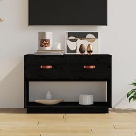 VEEKI Meuble TV, Meuble TV Suspendu, Meuble TV Industriel, Meuble TV Bois, Meuble Chambre, Convient pour Salon ou Chambre, No