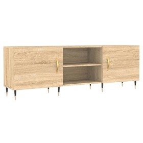 Camerina Meuble TV chêne Sonoma 150x30x50 cm Bois dingénierie,Table TV,Ensemble Meuble TV,Meuble TV