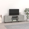 FAMIROSA Meuble TV Gris béton 150x30x50 cm Bois dingénierie 25.6KG 