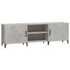 FAMIROSA Meuble TV Gris béton 150x30x50 cm Bois dingénierie 25.6KG 