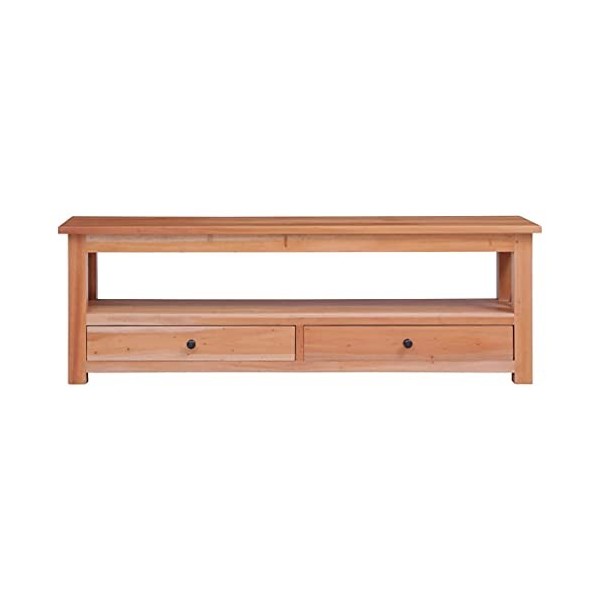 Générique Meuble TV 115x30x40 cm Bois dacajou Massif,18.3 KG,337081, Meubles, Meubles TV