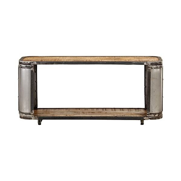 Générique Meuble TV 90x30x40 cm Bois de manguier Massif,13.45 KG,321959, Meubles, Meubles TV