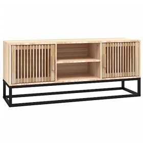 vidaXL Meuble TV 105x30x45 cm Bois dingénierie et Fer