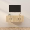 VEEKI Meuble TV, Meuble TV Suspendu, Meuble, Meuble TV avec Rangement，Meuble Industriel, Convient pour Salon ou Chambre, Meub