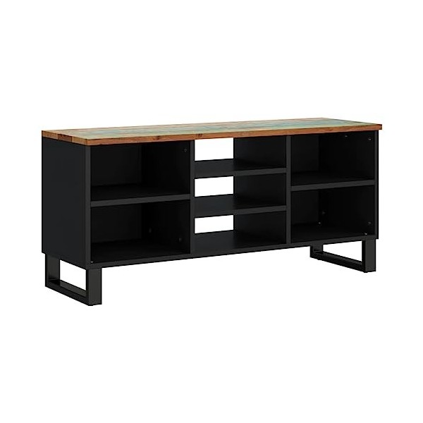 Générique Meuble TV 100x33x46 cm Bois de récupération et dingénierie,20.71 KG,351968, Meubles, Meubles TV