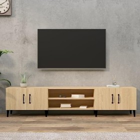 vidaXL Meuble TV, meuble TV, meuble média, meuble Hifi, buffet, salon centre de divertissement, style moderne, bois dingénie