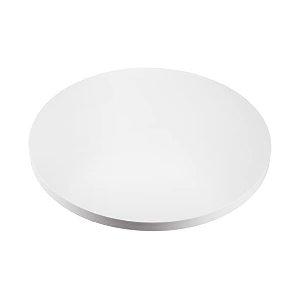 PrimeMatik - Base pivotante à Propulsion électrique de 60cm. Plate-Forme rotative motorisée Blanc