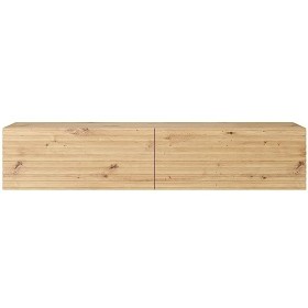 Selsey PAVAS - Meuble TV 140 cm chêne Artisan à lamelles