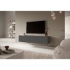 Selsey TELIRE Meuble TV, Melamine, Graphite, 140 cm