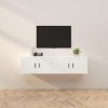 VEEKI Meuble TV, Meuble TV Suspendu, Meuble, Meuble TV avec Rangement，Meuble Industriel, Convient pour Salon ou Chambre, Meub
