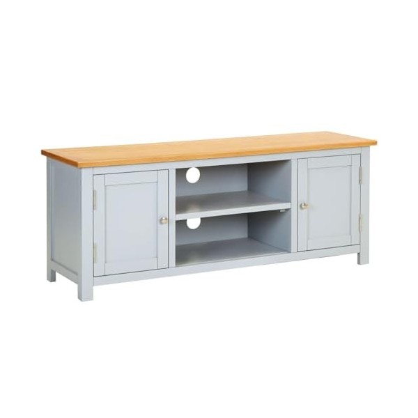 VEEKI Meuble TV, Meuble TV Suspendu, Meuble TV Industriel, Meuble TV Bois, Meuble Chambre, Convient pour Salon ou Chambre, 12