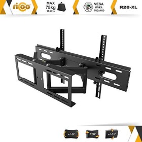 RICOO Support Murale TV 42-75 R28- x L Pouces 107-191 cm Orientable Inclinable Rotatif Support TV Universel pour Tele VESA 