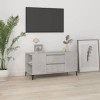 VEEKI Meuble TV, Meuble TV Suspendu, Meuble TV Industriel, Meuble TV Bois, Meuble Chambre, Convient pour Salon ou Chambre, Gr