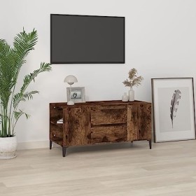 VEEKI Meuble TV, Meuble TV Suspendu, Meuble TV Industriel, Meuble TV Bois, Meuble Chambre, Convient pour Salon ou Chambre, Ch