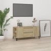 VEEKI Meuble TV, Meuble TV Suspendu, Meuble TV Industriel, Meuble TV Bois, Meuble Chambre, Convient pour Salon ou Chambre, Ch