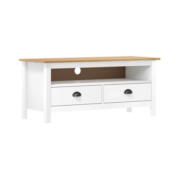 VEEKI Meuble TV, Meuble TV Suspendu, Meuble TV Industriel, Meuble TV Bois, Meuble Chambre, Convient pour Salon ou Chambre, Hi