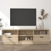 Camerina Meuble TV Chêne Sonoma 150x33,5x45 cm Bois dingénierie,Meuble Haut Salon,Meuble TV Étagère,Meuble dangle TV