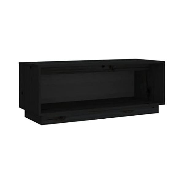 vidaXL Meuble TV Armoire Basse Centre de Divertissement Armoire Média Salon Salle de Séjour Intérieur Gris 90x35x35 cm Bois d