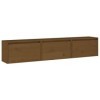 Générique Meubles TV 3 pcs Marron Miel Bois Massif de pin,18.55 KG,3100132, Meubles, Meubles TV