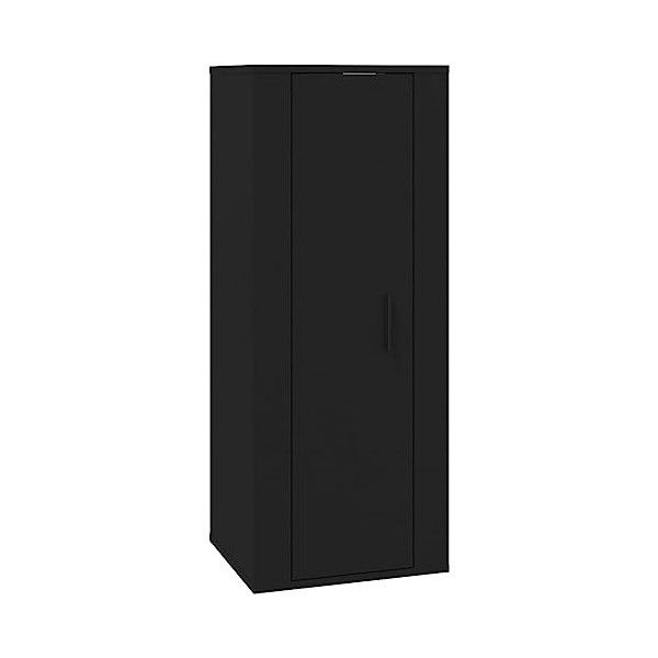 vidaXL Meuble TV Mural Noir 40x34,5x100 cm