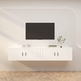 Meuble TV,Meuble TV Bas Table TV Support de Télévision en Bois pour Salon Chambre Salle à Manger,Support pour Téléviseur Jusq