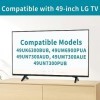 Pieds de support TV pour LG Smart TV, base de rechange pour TV LG 49UN7300PUB 49UN7300AUD 49UM6900PUA 49UM7300AUE 49UK6300BUB