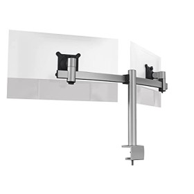 Durable 508923 Support mural pour moniteur Pro, pivotant à 360°, inclinable, pour écrans VESA 21-27", argent
