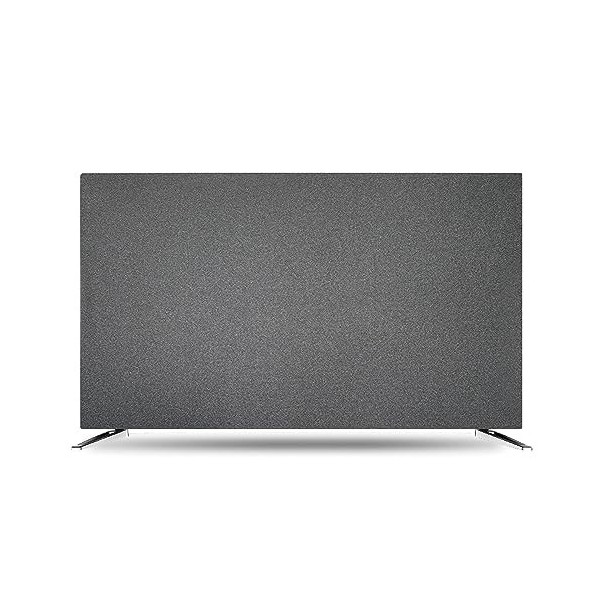 N/A Housse De Télévision Intérieure, Compatible avec 42 "- 86" TV Dust Cover Protecteur Mural Élastique À Écran Antidérapant,