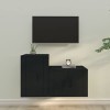 VEEKI Meuble TV, Meuble TV Suspendu, Meuble TV Industriel, Meuble TV Bois, Meuble Chambre, Convient pour Salon ou Chambre, En