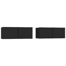 VEEKI Meuble TV, Meuble TV Suspendu, Meuble TV Industriel, Meuble TV Bois, Meuble Chambre, Convient pour Salon ou Chambre, Me