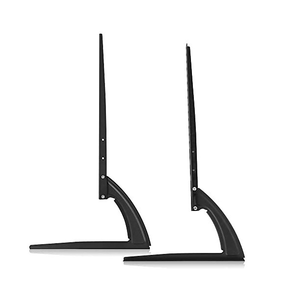 Pied TV Universel, Support TV Pieds Place sur Meuble Télé Elévateur Hauteur Adjustable de 32-70 Pouces Capacité de Charge 45 