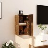 VEEKI Meuble TV, Meuble TV Suspendu, Meuble, Meuble TV avec Rangement，Meuble Industriel, Convient pour Salon ou Chambre, Meub