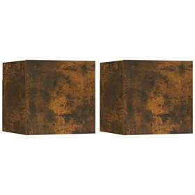 VEEKI Meuble TV, Meuble TV Suspendu, Meuble, Meuble TV avec Rangement，Meuble Industriel, Convient pour Salon ou Chambre, Meub