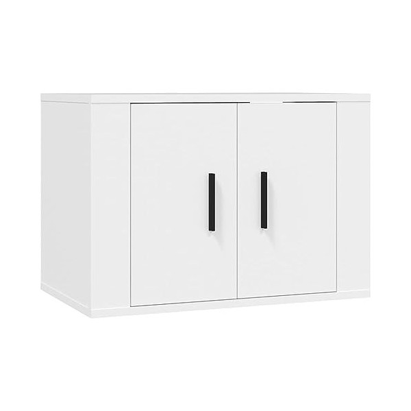 VEEKI Meuble TV, Meuble TV Suspendu, Meuble, Meuble TV avec Rangement，Meuble Industriel, Convient pour Salon ou Chambre, Mura