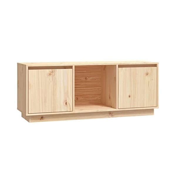 VEEKI Meuble TV, Meuble TV Suspendu, Meuble TV Industriel, Meuble TV Bois, Meuble Chambre, Convient pour Salon ou Chambre, 11