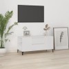 VEEKI Meuble TV, Meuble TV Suspendu, Meuble TV Industriel, Meuble TV Bois, Meuble Chambre, Convient pour Salon ou Chambre, Bl
