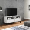 VEEKI Meuble TV, Meuble TV Suspendu, Meuble TV Industriel, Meuble TV Bois, Meuble Chambre, Convient pour Salon ou Chambre, av
